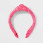 Cotton Top Knot Headband - Universal Thread Pink