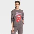 The Rolling Stones Women's Rolling Stones Logo Graphic Sweatshirt - Black