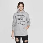 Women's La, Berlin, Ny, London, Paris Oversized Sweatshirt - Mighty Fine (juniors') - Gray