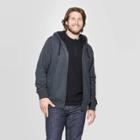 Men's Tall Sherpa Lined Softshell Jacket - Goodfellow & Co Charcoal Heather