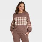 Women's Tie-dye Sweatshirt - Knox Rose Brown