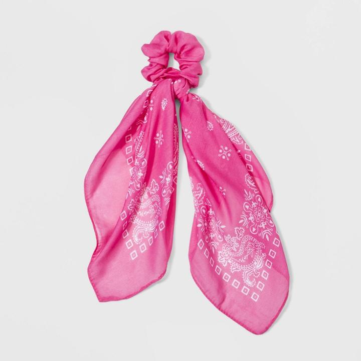 Chiffon Twister With Multi Use Scarf - Wild Fable Pink