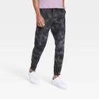 Men's French Terry Athletic Pants - All In Motion Black