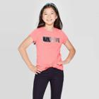 Girls' Short Sleeve Flip Sequin Believe T-shirt - Cat & Jack Bright Coral