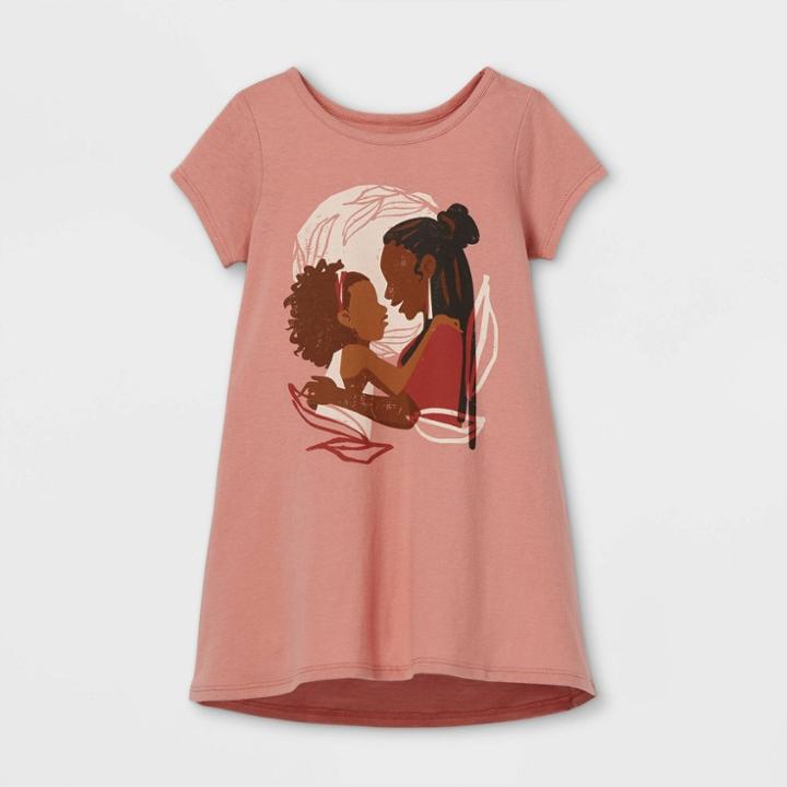Well Worn Black History Month Toddler Mother/daughter Dress - Pink Rose