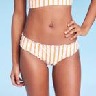 Women's Ruffle Cheeky Bikini Bottom - Shade & Shore Orange