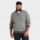 Men's Tall Regular Fit 1/4 Zip Pullover Sweater - Goodfellow & Co