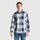 Men's United By Blue Natural Chambray Long Sleeve Button-down Shirt - Moonlit Ocean