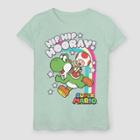 Girls' Super Mario Bros Hip Hip Hooray Yoshi T-shirt -