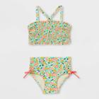 Toddler Girls' Floral Smocked Bikini Set - Cat & Jack