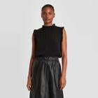 Women's Sleeveless Blouse - A New Day Black