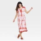 Women's Tie-dye Sleeveless Knit Dress - Universal Thread Pink