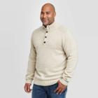 Men's Tall Regular Fit Pullover Sweater - Goodfellow & Co Off-white