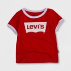 Levi's Toddler Girls' Short Sleeve Graphic T-shirt - Red