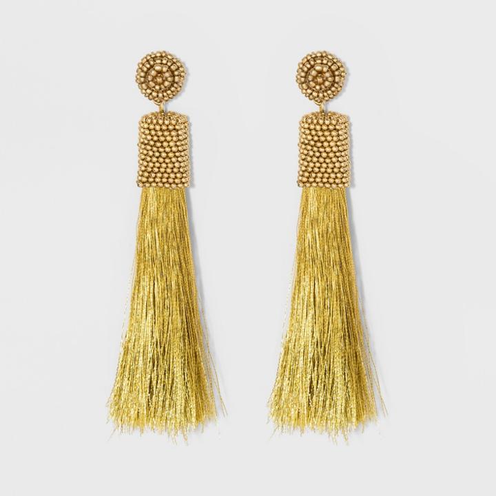 Sugarfix By Baublebar Tassel Drop Earrings - Gold, Girl's