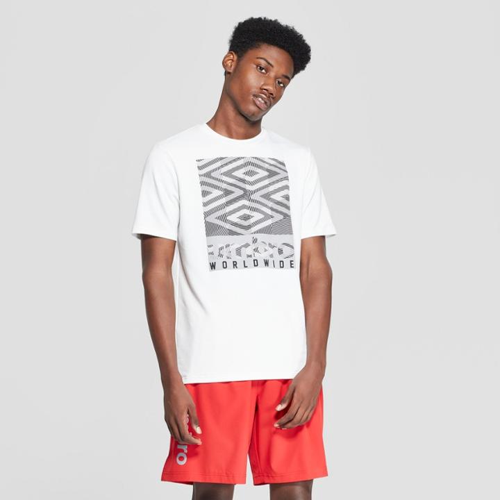 Umbro Men's Active Graphic T-shirt - White