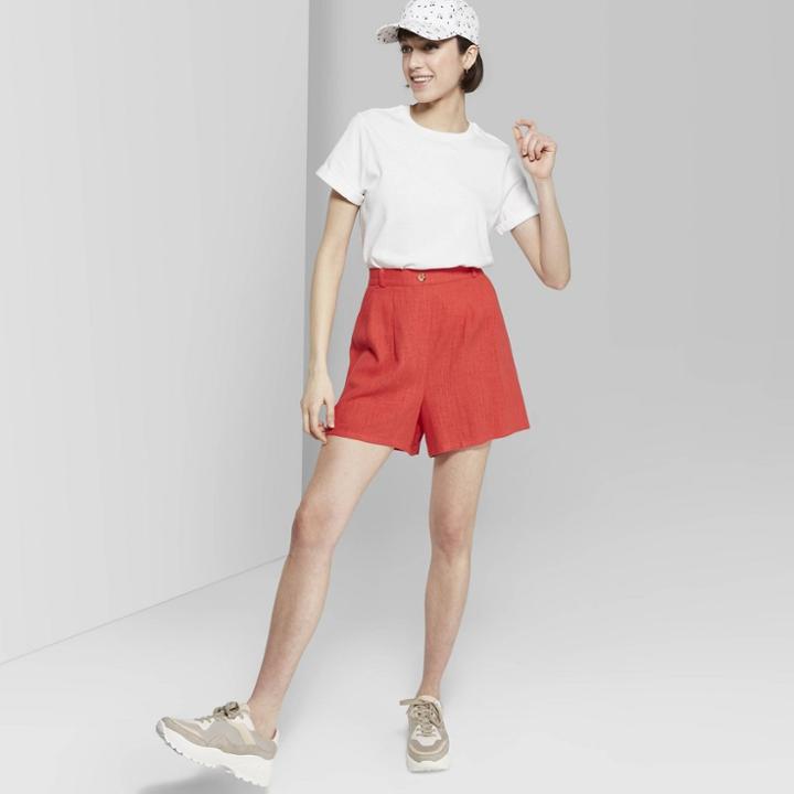 Women's Short Sleeve Crewneck Boxy T-shirt - Wild Fable White