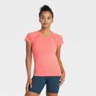 Women's Seamless Short Sleeve T-shirt - All In Motion Heather Orange