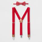 Boys' Hearts Bowtie & Suspenders Set - Cat & Jack One Size,