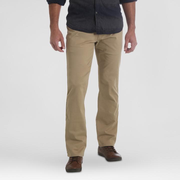 Wrangler Men's Straight Fit Jeans With Flex - Fawn