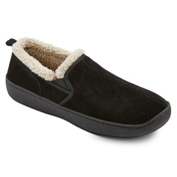 Men's Hideaways By L.b. Evans Loafer Slippers Black