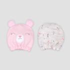 Baby Girls' 2pk Bear Mittens - Just One You Made By Carter's Pink