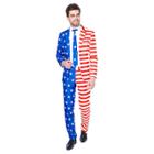 Suitmeister Fourth Of July Usa Flag Suit, Adult Unisex, Size: Medium,