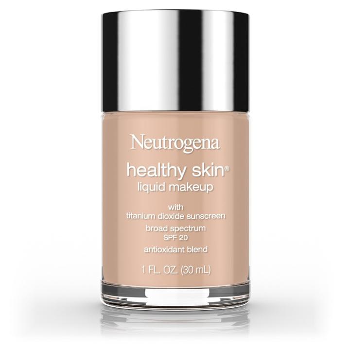 Neutrogena Healthy Skin Liquid Makeup Foundation Broad Spectrum Spf 20 90 Warm Beige -1oz