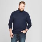 Men's Tall Long Sleeve Turtleneck Pullover Sweater - Goodfellow & Co Xavier Navy