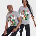 No Brand Black History Month Adult Dates Short Sleeve T-shirt - Heather Gray