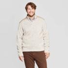 Men's Big & Tall Regular Fit 1/4 Zip Sweater Fleece Pullover - Goodfellow & Co Beachcomber