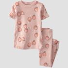 Toddler Girls' 2pc Organic Cotton Sleepwear Pajama Set - Little Planet By Carter's Pink