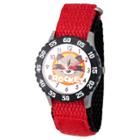 Disney Boys' Marvel Guardians Of The Galaxy Evergreen Rocket Raccoon Stainless Steel Time Teacher Watch - Red