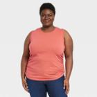 Women's Plus Size Ruched Tank Top - Universal Thread