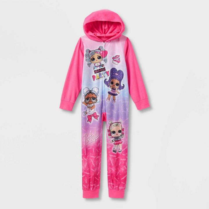 L.o.l. Surprise! Girls' Lol Surprise Blanket Sleeper - Pink