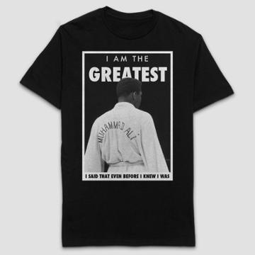 Boys' Muhammad Ali I Am The Greatest Short Sleeve Graphic T-shirt - Black