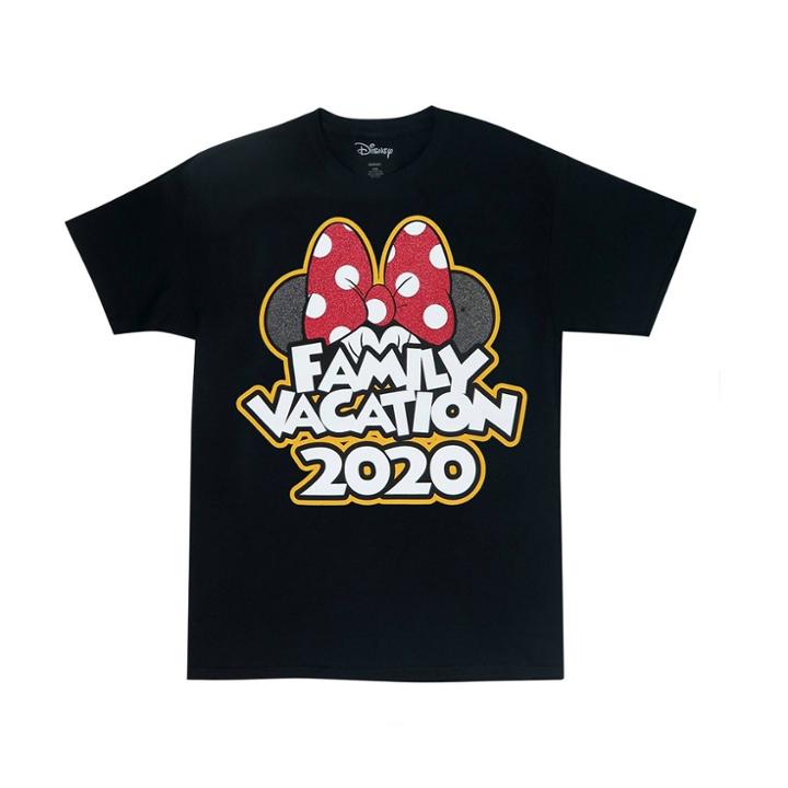 Kids' Minnie Family Vacation 2020 T-shirt - Disney - Black