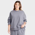 Women's Plus Size Sweatshirt - A New Day Dark Gray