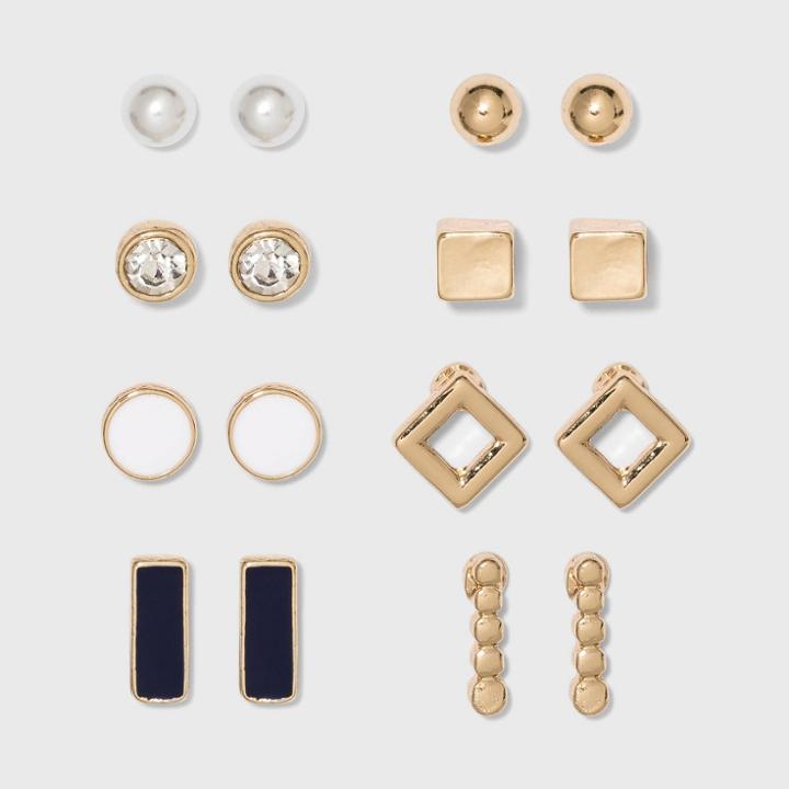 Earring Set - A New Day White/gold