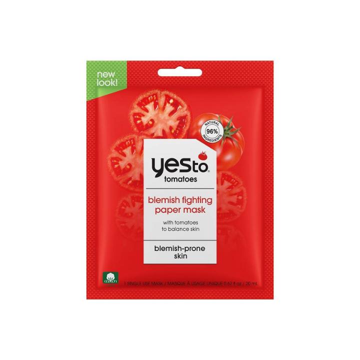 Yes To Tomatoes Acne Fighting Paper Face Mask