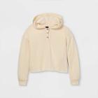 Girls' Henley Hoodie - Art Class Ivory