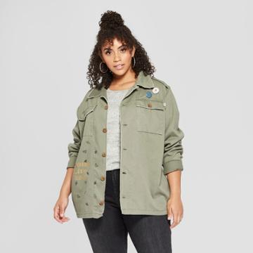 Coats And Jackets Junk Food Light Olive 1x, Women's, Green