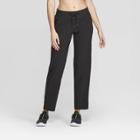Women's Woven Drawstring Mid-rise Pants - C9 Champion Black M - Long,