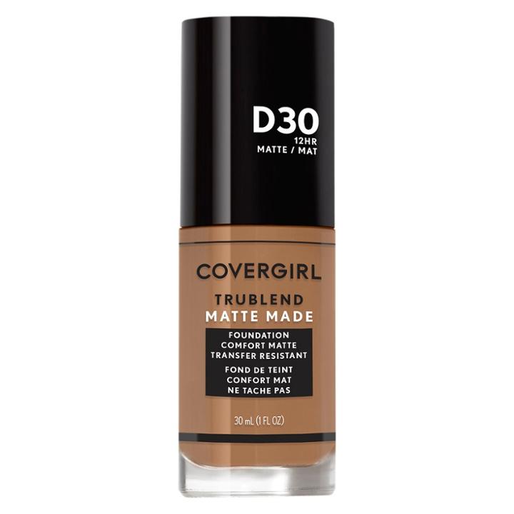 Covergirl Trublend Matte Made Foundation D30 Bronze