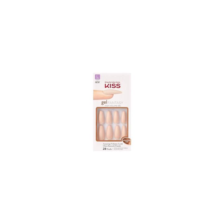 Kiss Nails Gel Fantasy Sculpted Fake Nails - 4 The Cause
