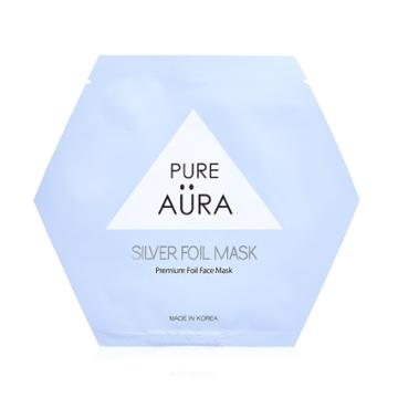 Pure Aura Silver Foil Mask