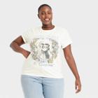 Grayson Threads Women's Plus Size Janis Joplin Short Sleeve Graphic T-shirt - White