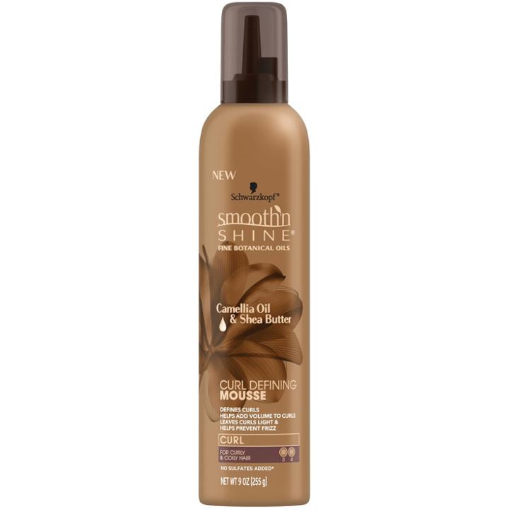Smooth 'n Shine Curl Defining Mousse Camellia Oil & Shea Butter