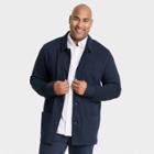 Men's Big & Tall Standard Fit Knit Chore Jacket - Goodfellow & Co Blue