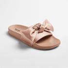 Women's Julisa Slide Sandals With A Bow - Mossimo Supply Co. Blush
